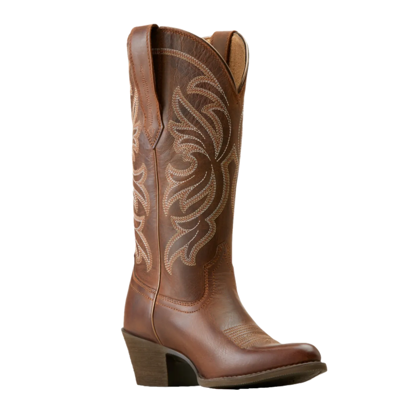 Ariat Ladies Heritage J Toe Stretchfit Sassy Brown Wester Boots 10051051