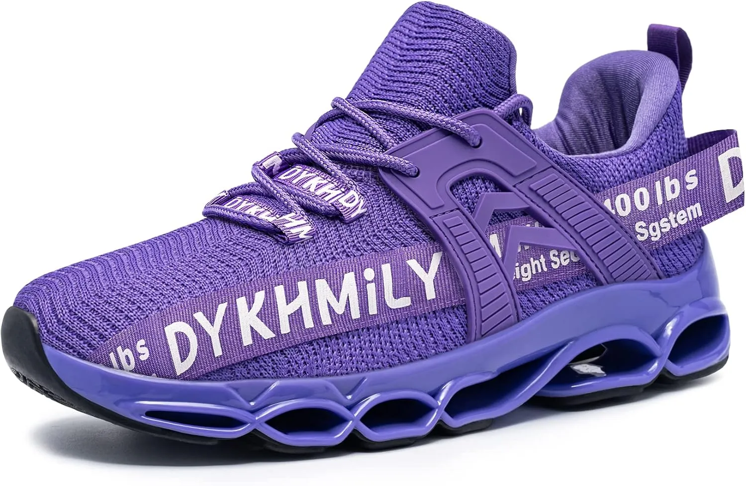 DYKHMATE Steel Toe Wide Shoes for Men Women Lightweight Safety Sneakers Fashion Work Shoes Comfortable Breathable Safety Toe Slip on Tennis Shoes