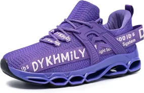 DYKHMATE Steel Toe Wide Shoes for Men Women Lightweight Safety Sneakers Fashion Work Shoes Comfortable Breathable Safety Toe Slip on Tennis Shoes