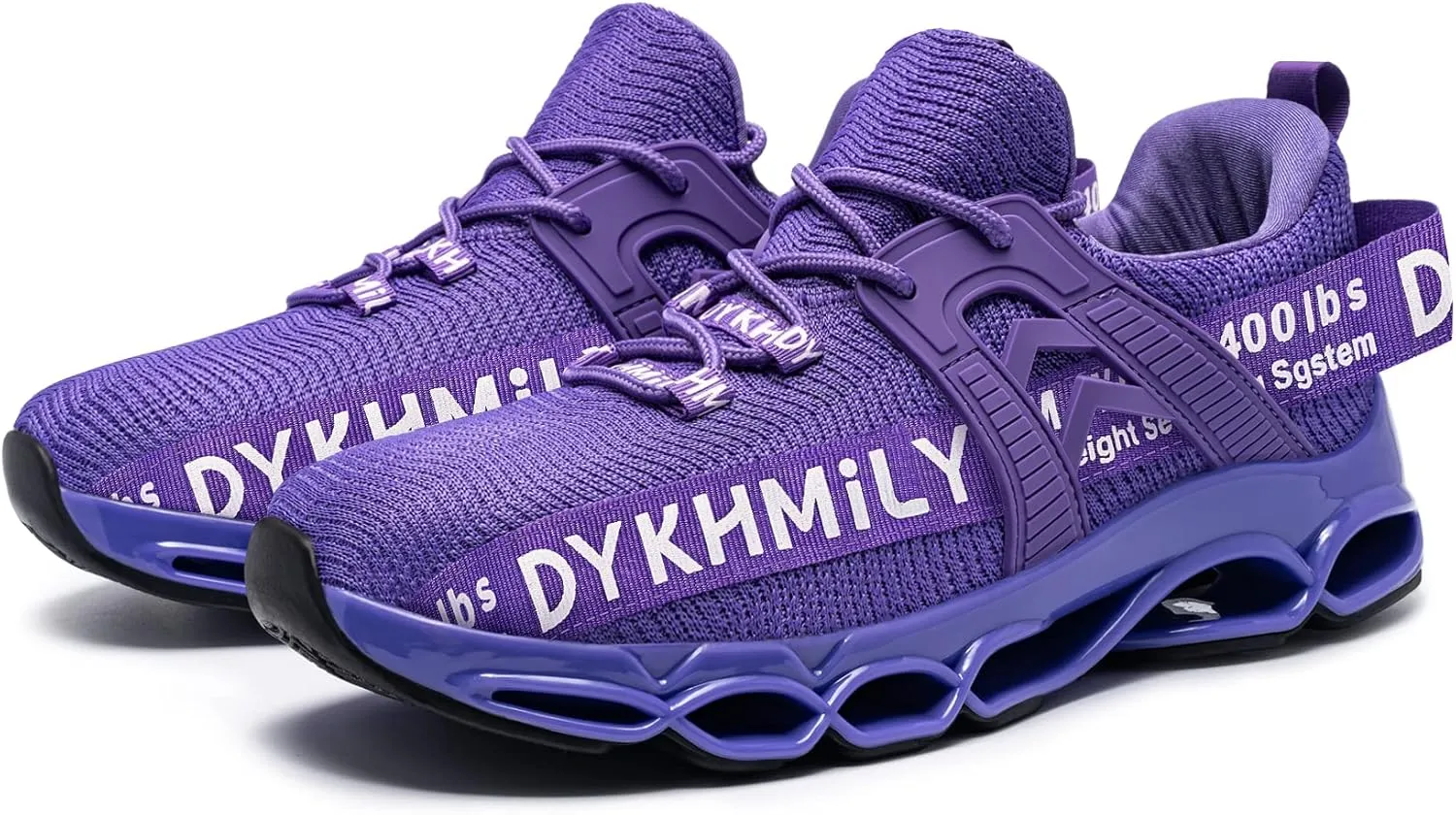 DYKHMATE Steel Toe Wide Shoes for Men Women Lightweight Safety Sneakers Fashion Work Shoes Comfortable Breathable Safety Toe Slip on Tennis Shoes