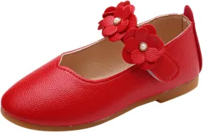 Flower Girl Shoes Cute Fashion Hollow Formal Shoes Soft Bottom Non-Slip Small Leather Shoes Princess Shoes, 5