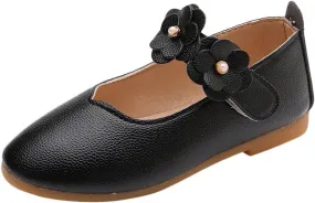 Flower Girl Shoes Cute Fashion Hollow Formal Shoes Soft Bottom Non-Slip Small Leather Shoes Princess Shoes, 5