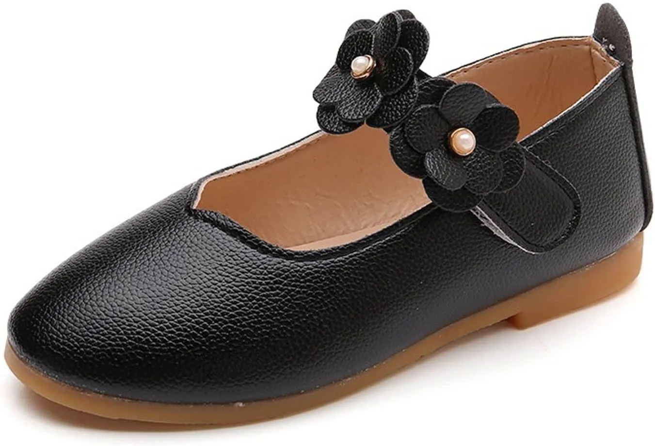 Flower Girl Shoes Cute Fashion Hollow Formal Shoes Soft Bottom Non-Slip Small Leather Shoes Princess Shoes, 5