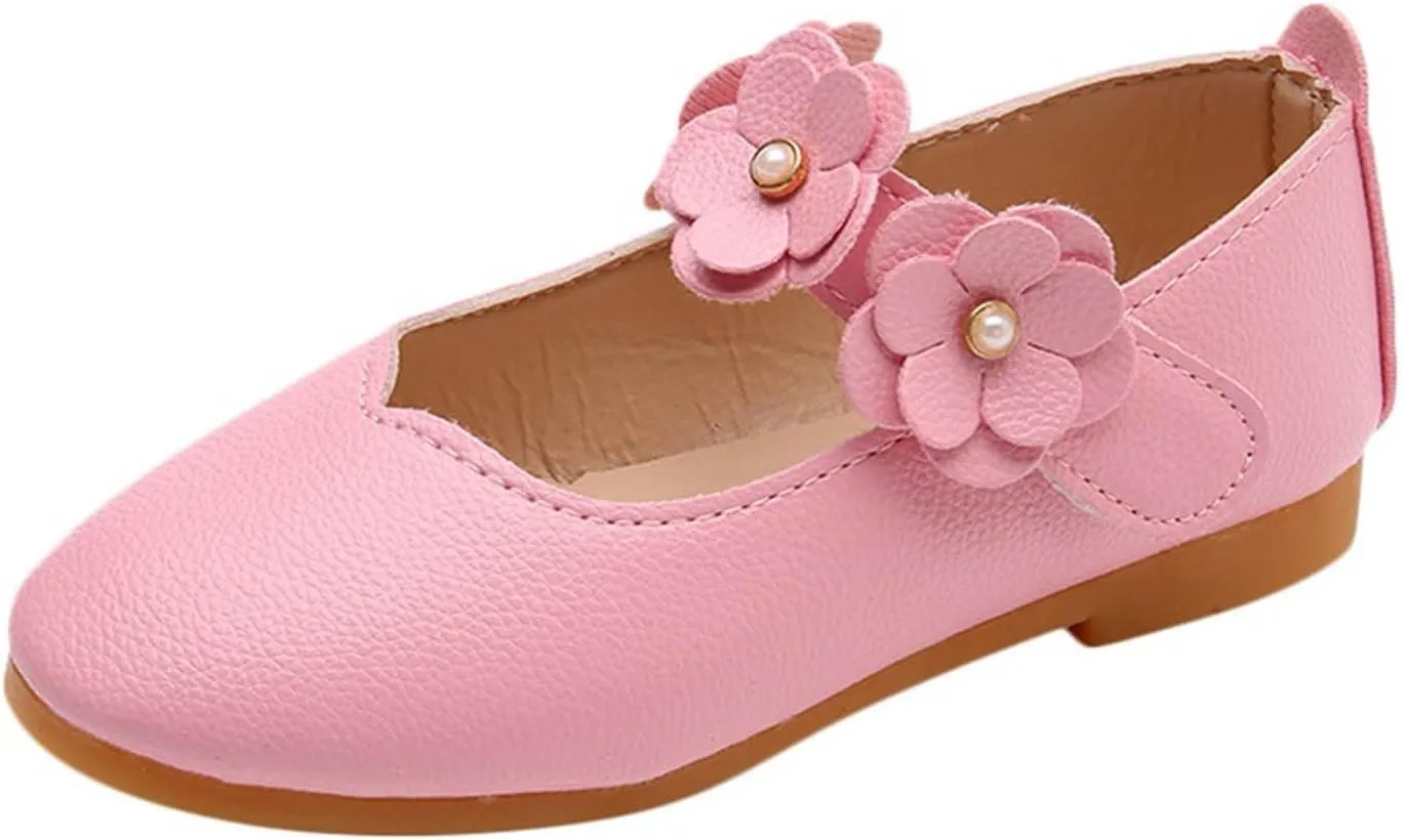 Flower Girl Shoes Cute Fashion Hollow Formal Shoes Soft Bottom Non-Slip Small Leather Shoes Princess Shoes, 5