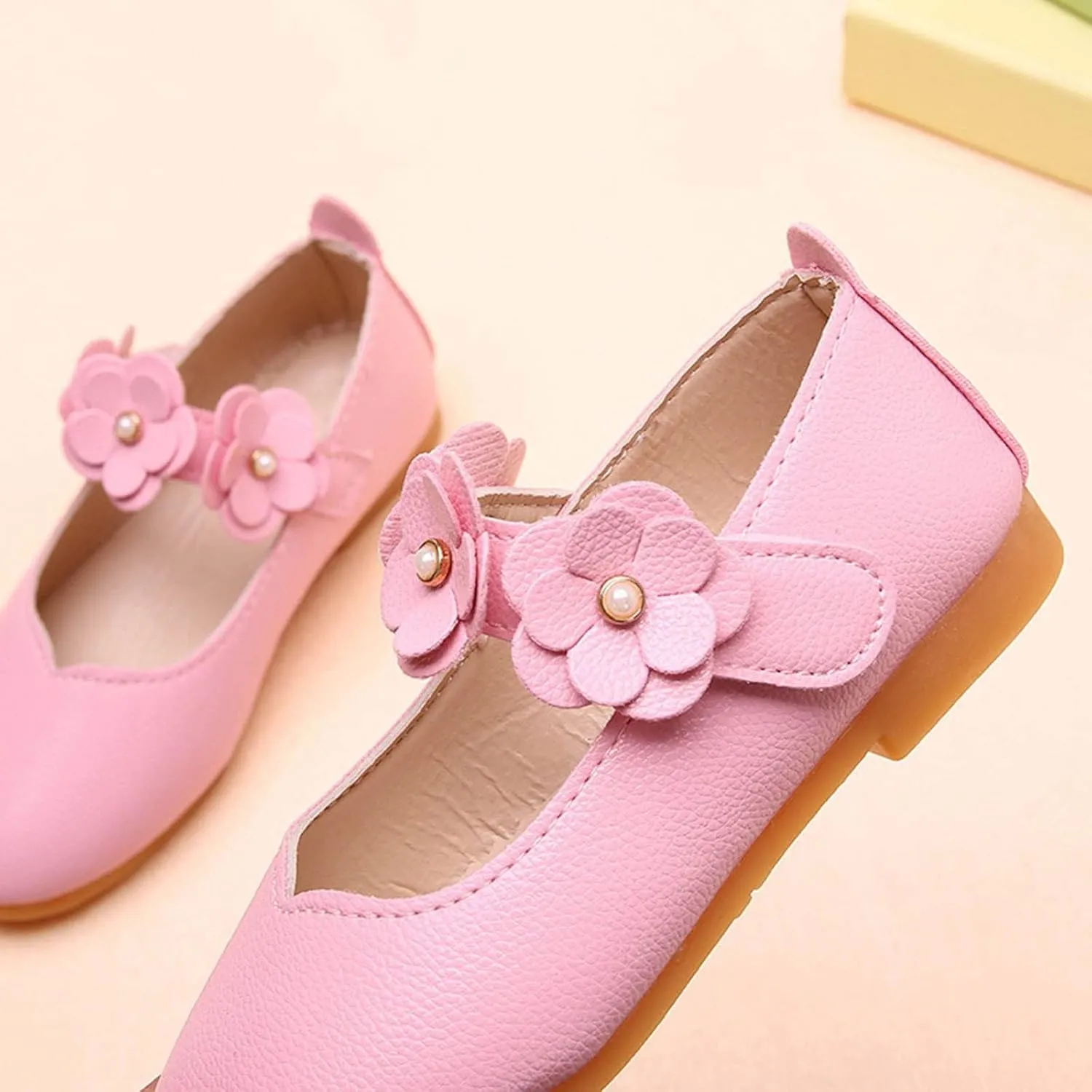Flower Girl Shoes Cute Fashion Hollow Formal Shoes Soft Bottom Non-Slip Small Leather Shoes Princess Shoes, 5
