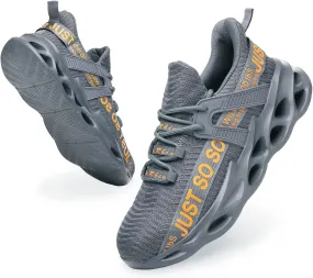 Furuian Steel Toe Shoes for Women Men Lightweight Safety Shoes Comfortable Steel Toe Sneakers Work Shoes