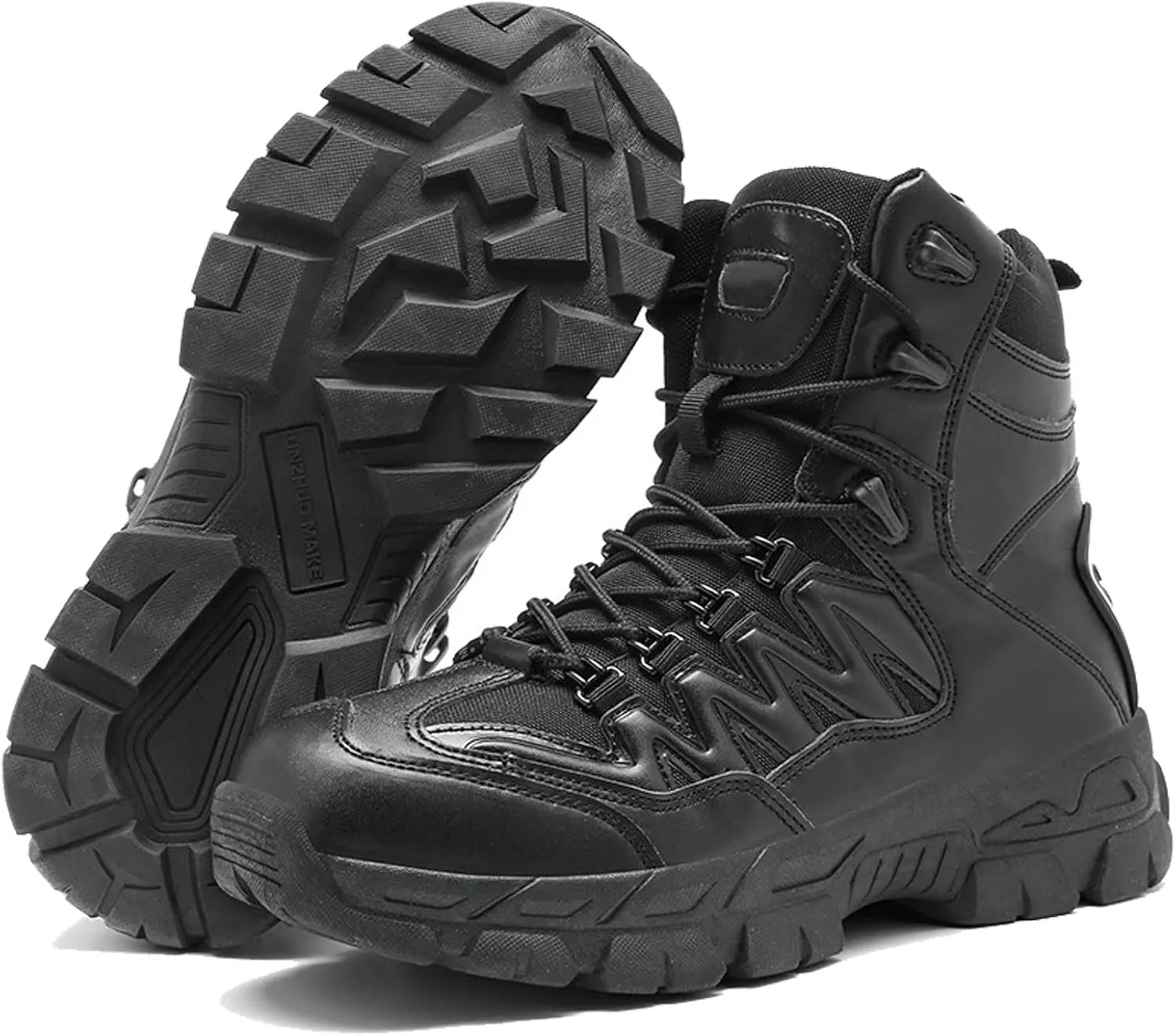 Men's Military Tactical Boots Suede Leather Army Motorcycle Combat Boots
