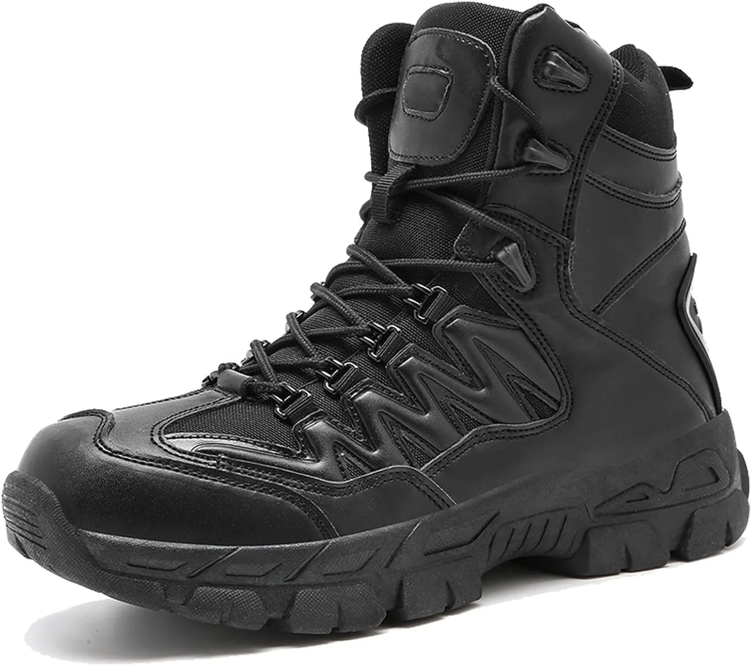 Men's Military Tactical Boots Suede Leather Army Motorcycle Combat Boots