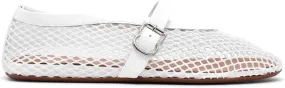 Mesh Ballet Flats for Women Buckle Strap Comfortable Mary Jane Shoes Ladies Wide Width Casual Dress Ballerina Flats
