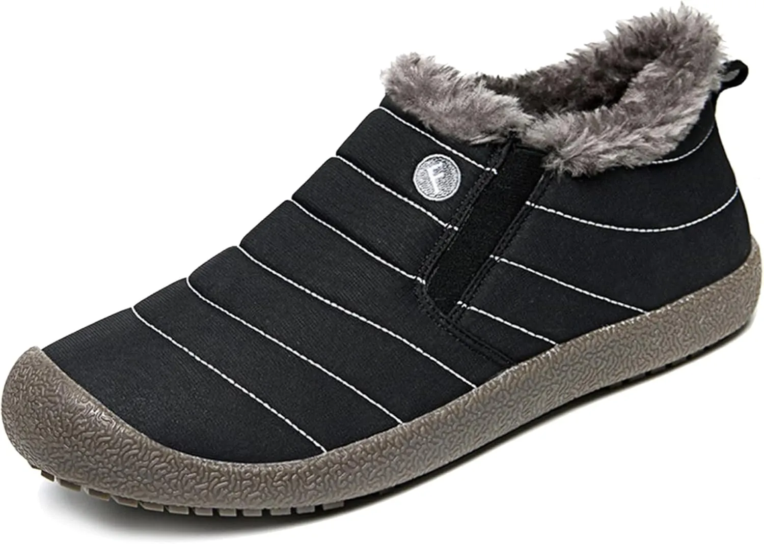 Shoes Men Waterproof, Womens Shoes Snow Ankle Boots, Boots Warm Plush Lined Anti-Slip